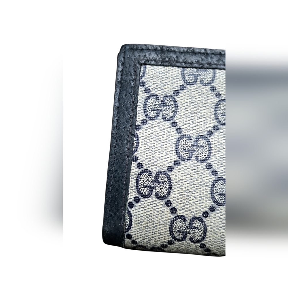 EC Vintage Gucci Monogram Wallet with Red and Blue Stripe - Picture 5 of 14